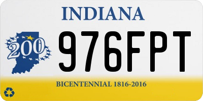 IN license plate 976FPT