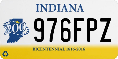 IN license plate 976FPZ