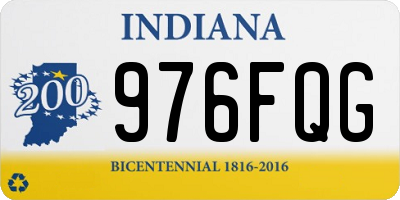 IN license plate 976FQG