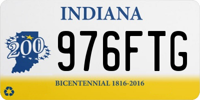 IN license plate 976FTG