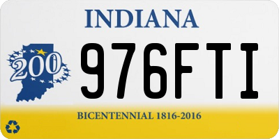 IN license plate 976FTI