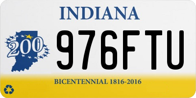 IN license plate 976FTU