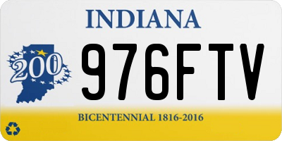 IN license plate 976FTV