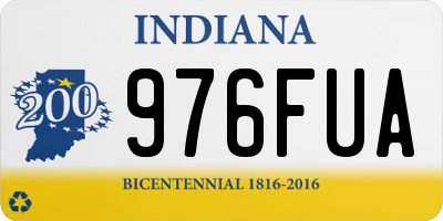 IN license plate 976FUA