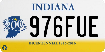 IN license plate 976FUE