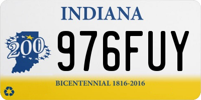 IN license plate 976FUY