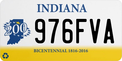IN license plate 976FVA