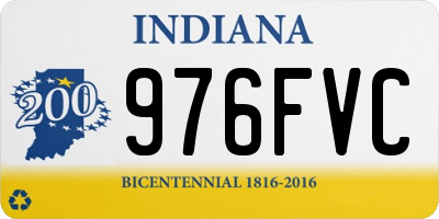 IN license plate 976FVC