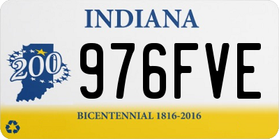 IN license plate 976FVE