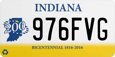 IN license plate 976FVG