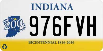 IN license plate 976FVH