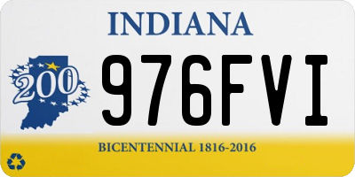 IN license plate 976FVI