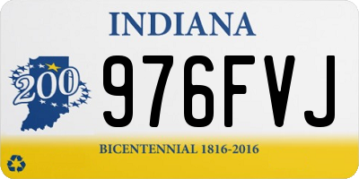 IN license plate 976FVJ