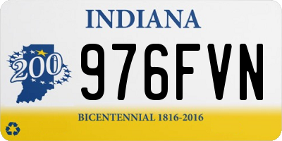 IN license plate 976FVN