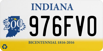 IN license plate 976FVO