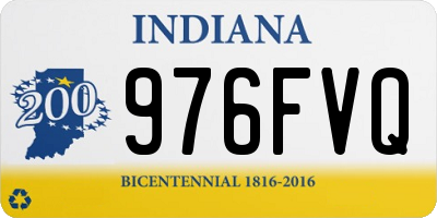 IN license plate 976FVQ