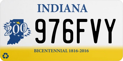 IN license plate 976FVY