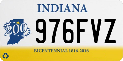 IN license plate 976FVZ