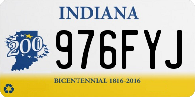 IN license plate 976FYJ