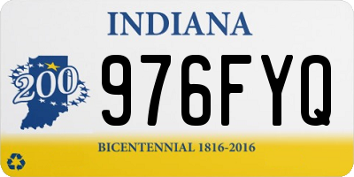 IN license plate 976FYQ
