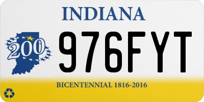 IN license plate 976FYT