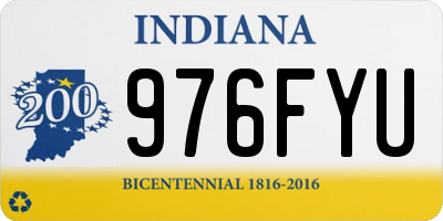 IN license plate 976FYU