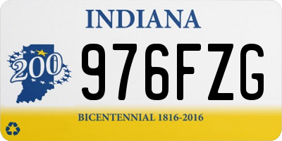 IN license plate 976FZG