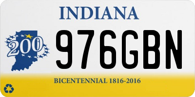 IN license plate 976GBN