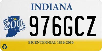 IN license plate 976GCZ