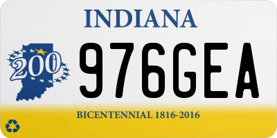 IN license plate 976GEA
