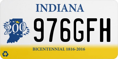 IN license plate 976GFH