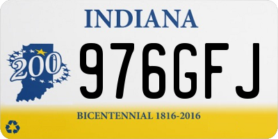 IN license plate 976GFJ
