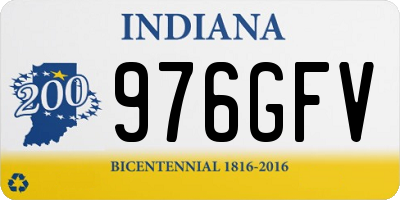 IN license plate 976GFV