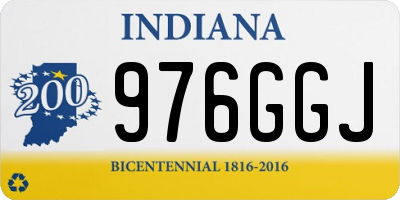 IN license plate 976GGJ