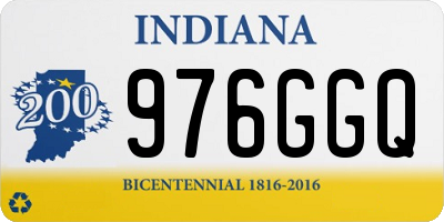 IN license plate 976GGQ
