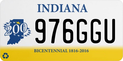 IN license plate 976GGU