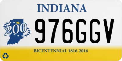 IN license plate 976GGV