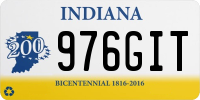 IN license plate 976GIT