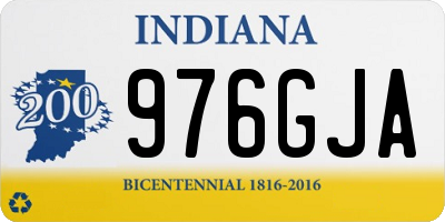 IN license plate 976GJA