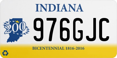 IN license plate 976GJC