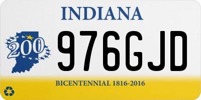 IN license plate 976GJD