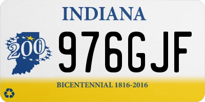 IN license plate 976GJF