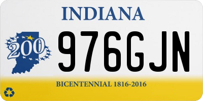 IN license plate 976GJN