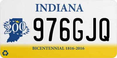IN license plate 976GJQ