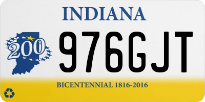 IN license plate 976GJT