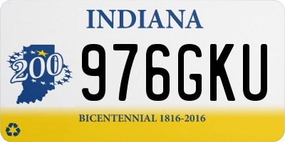 IN license plate 976GKU