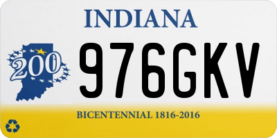 IN license plate 976GKV