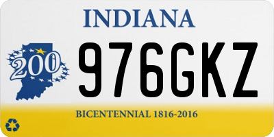 IN license plate 976GKZ