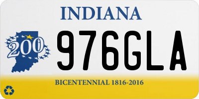 IN license plate 976GLA