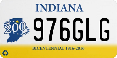 IN license plate 976GLG